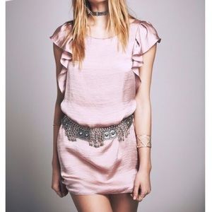 Free People Gemma Ruffle Shift